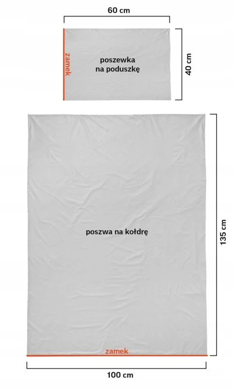 Pościel niemowlęca Bawełniana 100cm x 135cm Jednorożec
