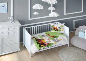 Pościel niemowlęca Bawełniana 100cm x 135cm Mała Farma