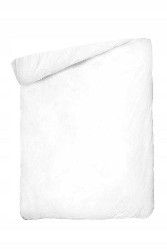 Poszwa na kołdrę 160x200 na zakład 25 cm Porto biała hotelowa Gładka