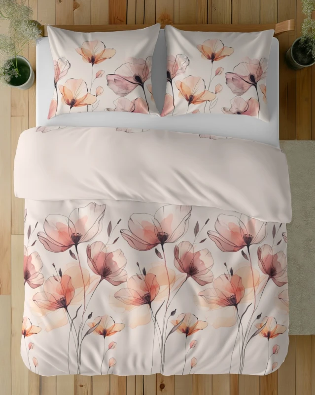 Pościel satynowa bawełna PREMIUM 140x200 + poszewka 70x80