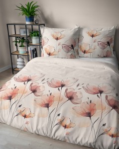 Pościel satynowa bawełna PREMIUM 140x200 + poszewka 70x80