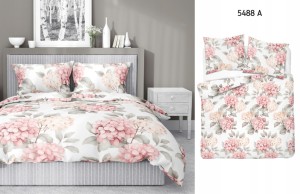 Pościel satynowa bawełna PREMIUM 140x200 + poszewka 70x80