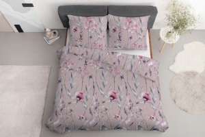 Pościel satynowa bawełna PREMIUM 140x200 + poszewka 70x80