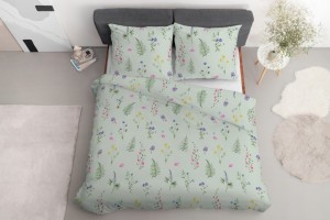Pościel satynowa bawełna PREMIUM 140x200 + poszewka 70x80