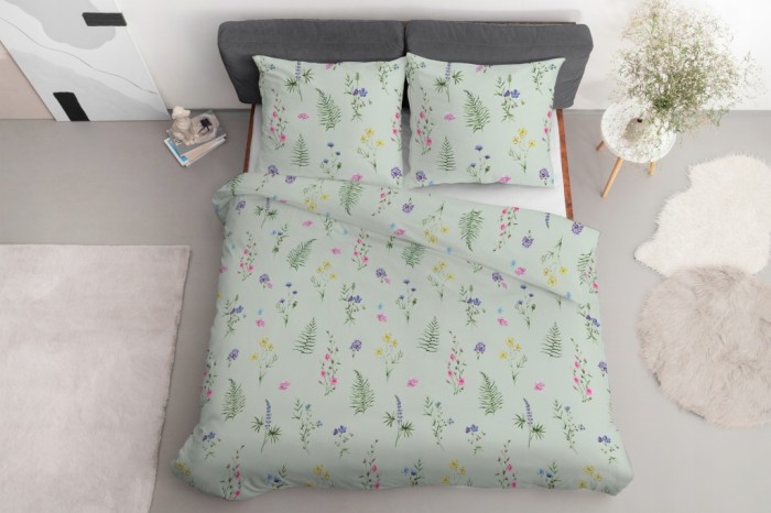 Pościel satynowa bawełna PREMIUM 140x200 + poszewka 70x80