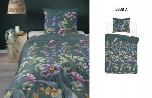 Pościel satynowa bawełna PREMIUM 140x200 + poszewka 70x80