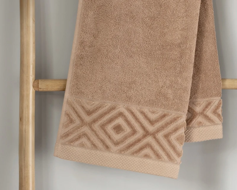 Ręcznik Kąpielowy PAULA 100x150 cm|100% Bawełna |550 g/m² |Taupe