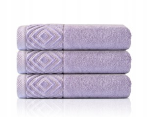 Ręcznik Kąpielowy PAULA 70x140 cm | 100% Bawełna | 550 g/m² | kolor Lila