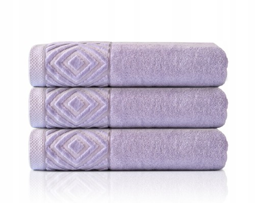 Ręcznik Kąpielowy PAULA 70x140 cm | 100% Bawełna | 550 g/m² | kolor Lila