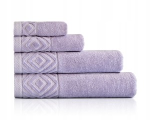 Ręcznik Kąpielowy PAULA 70x140 cm | 100% Bawełna | 550 g/m² | kolor Lila