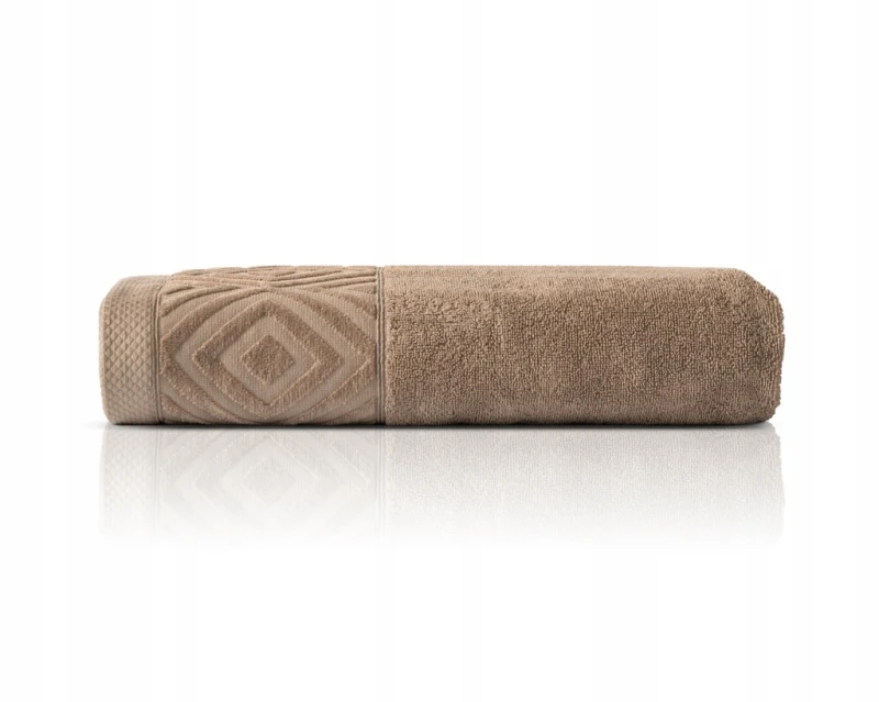 Ręcznik Kąpielowy PAULA 70x140 cm | 100% Bawełna | 550 g/m² | kolor Taupe