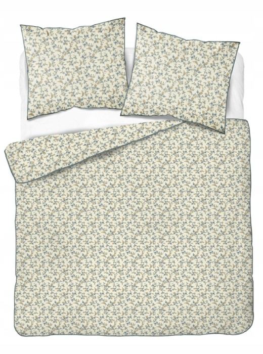 Pościel bawełniana 220x200 Perkal + 2x 70x80 Kwiaty Komplet Premium
