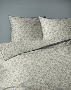 Pościel bawełniana 160x200 Perkal + 2x 70x80 Kwiaty Komplet Premium