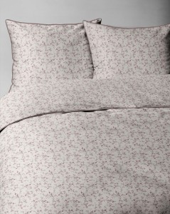 Pościel bawełniana 160x200 Perkal + 2x 70x80 Kwiaty Komplet Premium