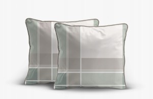 Pościel bawełniana 160x200 Perkal + 2x 70x80 Krata Komplet Premium