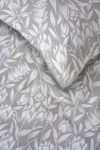 Pościel bawełniana 160x200 Perkal + 2x 70x80 Kwiaty Komplet Premium