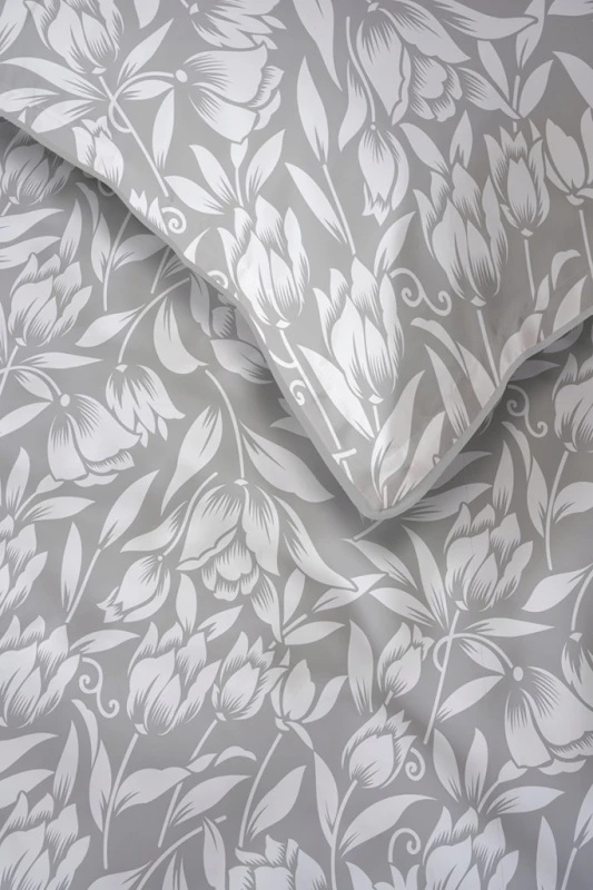 Pościel bawełniana 160x200 Perkal + 2x 70x80 Kwiaty Komplet Premium