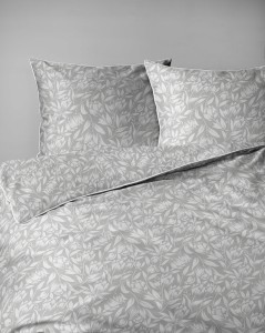 Pościel bawełniana 160x200 Perkal + 2x 70x80 Kwiaty Komplet Premium