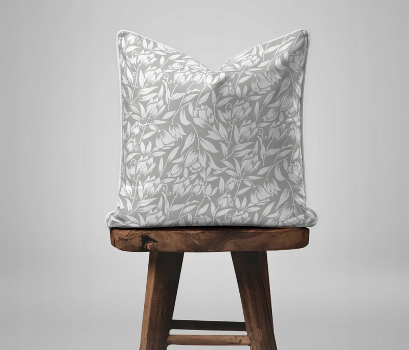 Pościel bawełniana 160x200 Perkal + 2x 70x80 Kwiaty Komplet Premium