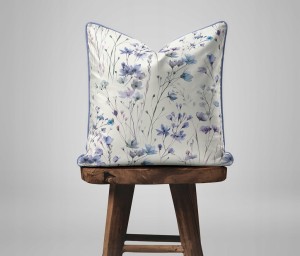 Pościel bawełniana 160x200 Perkal + 2x 70x80 Kwiaty Komplet Premium