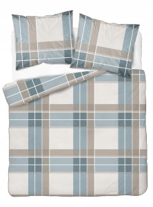 Pościel bawełniana 220x200 Perkal + 2x 70x80 Kwiaty Komplet Premium