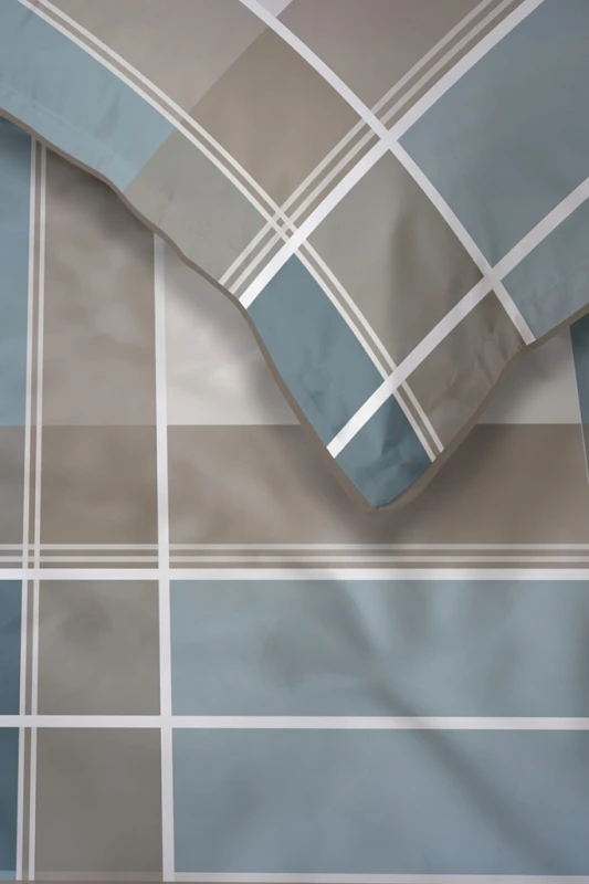 Pościel bawełniana 220x200 Perkal + 2x 70x80 Kwiaty Komplet Premium