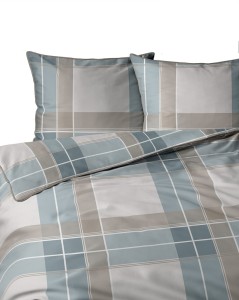 Pościel bawełniana 220x200 Perkal + 2x 70x80 Kwiaty Komplet Premium