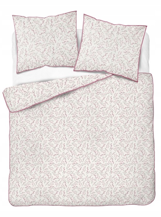 Pościel bawełniana 160x200 Perkal + 2x 70x80 Kwiaty Komplet Premium