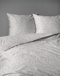 Pościel bawełniana 160x200 Perkal + 2x 70x80 Kwiaty Komplet Premium