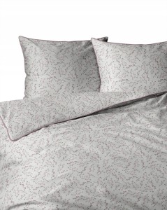 Pościel bawełniana 160x200 Perkal + 2x 70x80 Kwiaty Komplet Premium