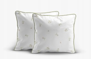 Pościel bawełniana 160x200 Perkal + 2x 70x80 Kwiaty Komplet Premium