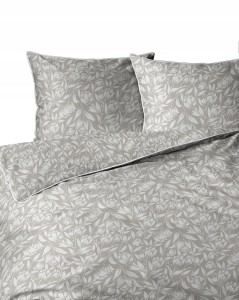 Pościel bawełniana 220x200 Perkal + 2x 70x80 Kwiaty Komplet Premium
