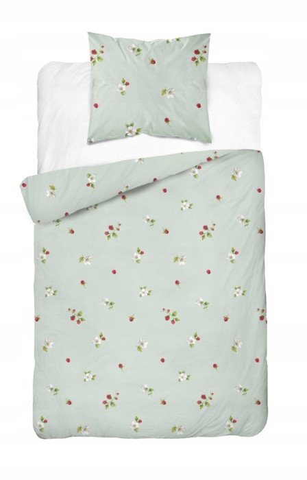 Komplet Pościeli Bawełnianej 220x200 Kwiaty 100% Bawełna + 2 Poszewki