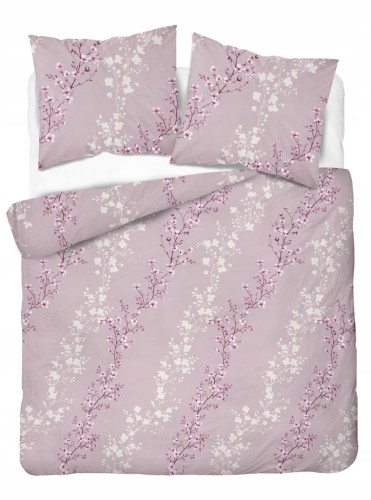 Komplet Pościeli Bawełnianej 220x200 Kwiaty 100% Bawełna + 2 Poszewki