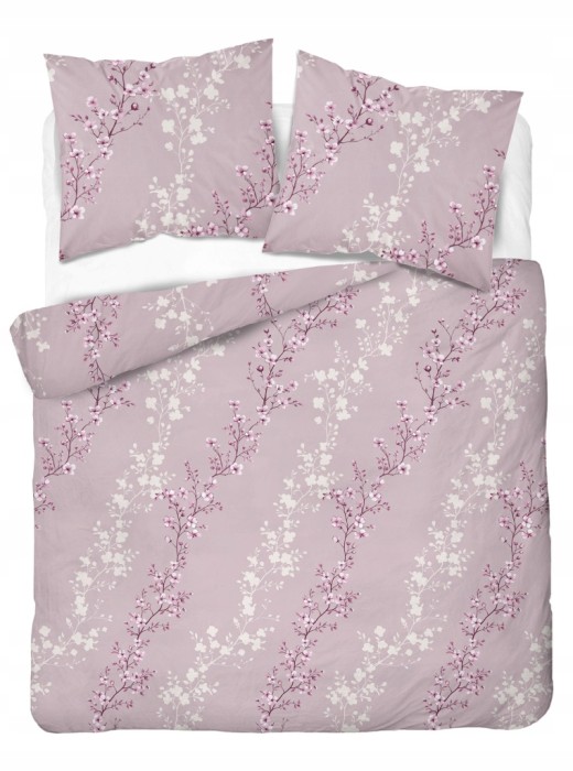Komplet Pościeli Bawełnianej 220x200 Kwiaty 100% Bawełna + 2 Poszewki