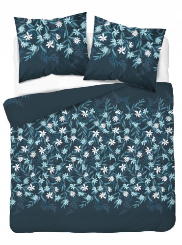 Komplet Pościeli Bawełnianej 220x200 Kwiaty 100% Bawełna + 2 Poszewki