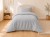 Komplet pościeli muślinowej 90×120+40×60 Szara 100% bawełna