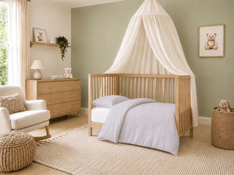 Komplet pościeli muślinowej 100x135+poszewka 40×60 Szara 100% bawełna