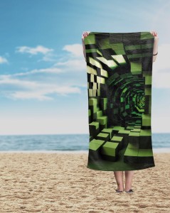 Ręcznik plażowy dziecięcy 70cm x 140cm GAME