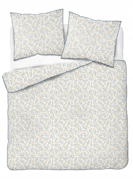 Pościel bawełniana 220x200 Perkal + 2x 70x80 Kwiaty Komplet Premium