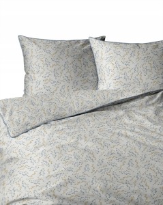 Pościel bawełniana 220x200 Perkal + 2x 70x80 Kwiaty Komplet Premium