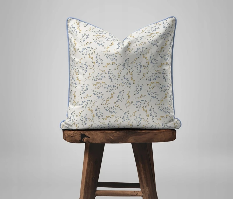 Pościel bawełniana 220x200 Perkal + 2x 70x80 Kwiaty Komplet Premium