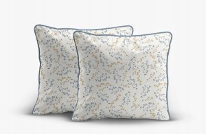 Pościel bawełniana 220x200 Perkal + 2x 70x80 Kwiaty Komplet Premium