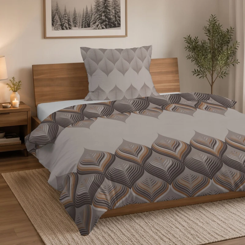 Pościel flanelowa 160x200 2X 70x80 100% bawełna