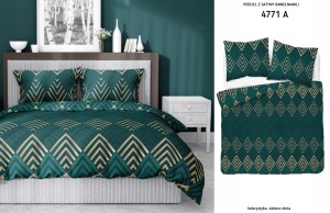 Pościel satynowa bawełna PREMIUM 140x200 + poszewka 70x80