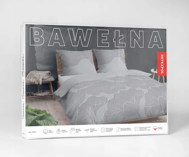 Pościel BAWEŁNA, kołdra 220cm x 200cm + 2x poduszka 70cm x 80cm