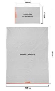 Pościel niemowlęca Bawełniana 100cm x 135cm Mała Farma
