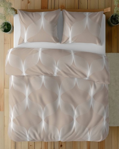 Pościel BAWEŁNA, kołdra 220cm x 200cm + 2x poduszka 70cm x 80cm KWIATY