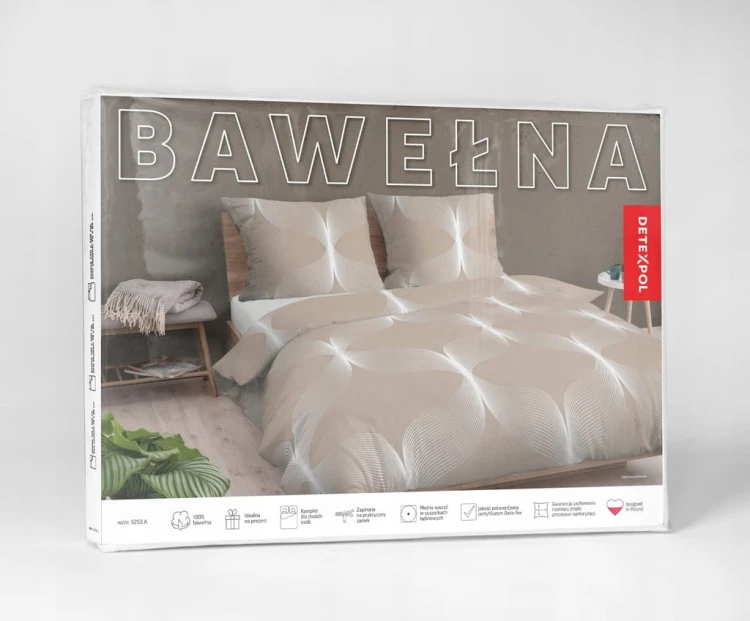 Pościel BAWEŁNA, kołdra 220cm x 200cm + 2x poduszka 70cm x 80cm KWIATY