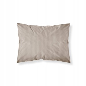 Pościel GŁADKA ADAMASZEK kołdra 140cmx200cm+1x poduszka 70cmx80cm TAUPE